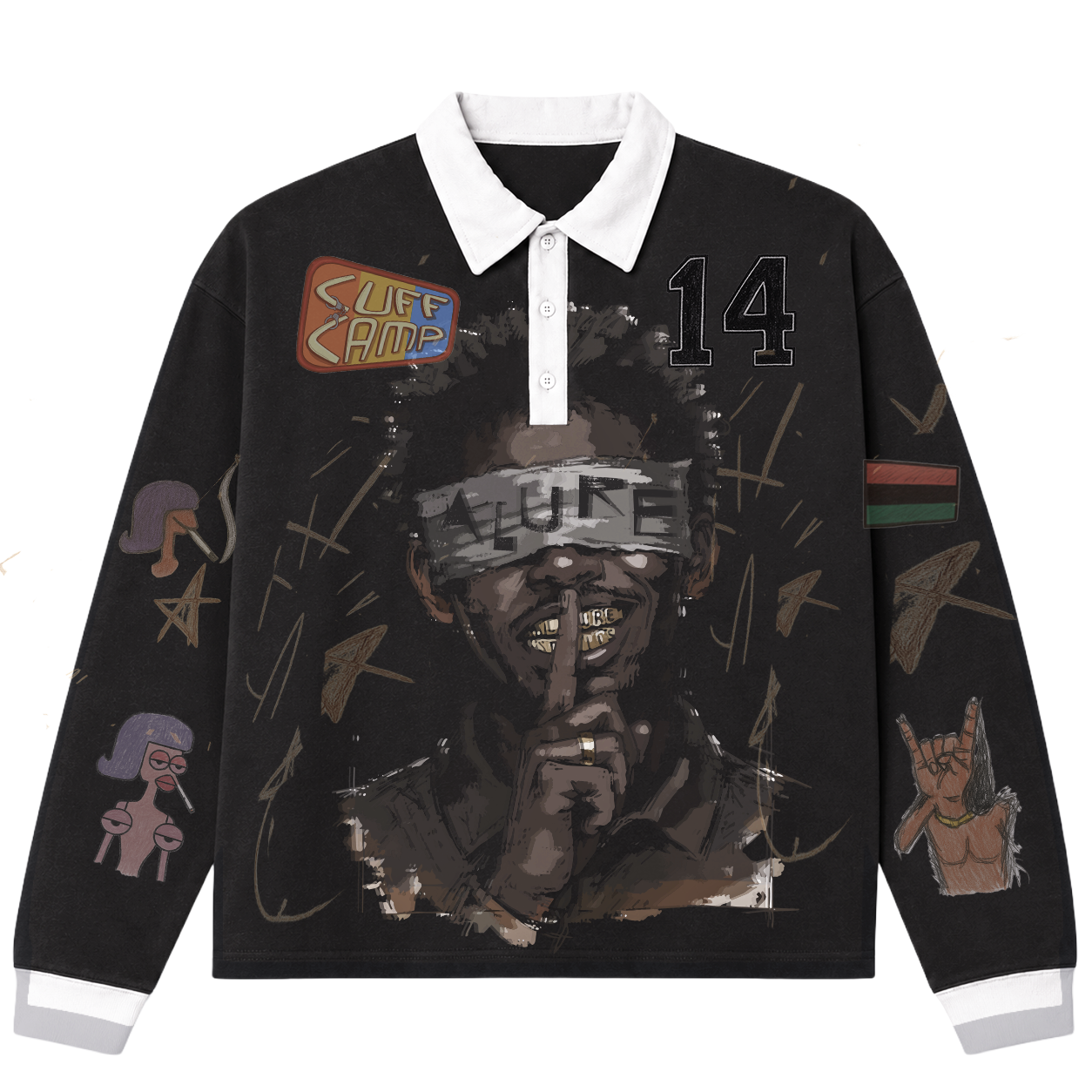 Alure Graphic Rugby Polo