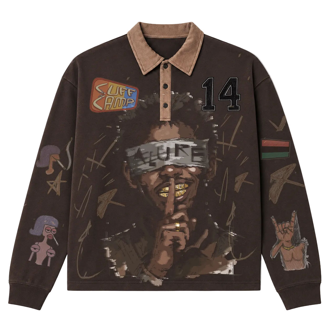 Alure Graphic Rugby Polo